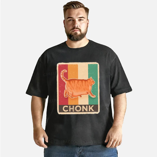 Vintage Chonk Cat Washed T-Shirt