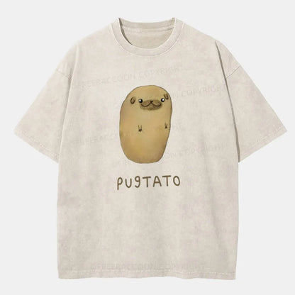 Vintage Pugtato Washed T-Shirt