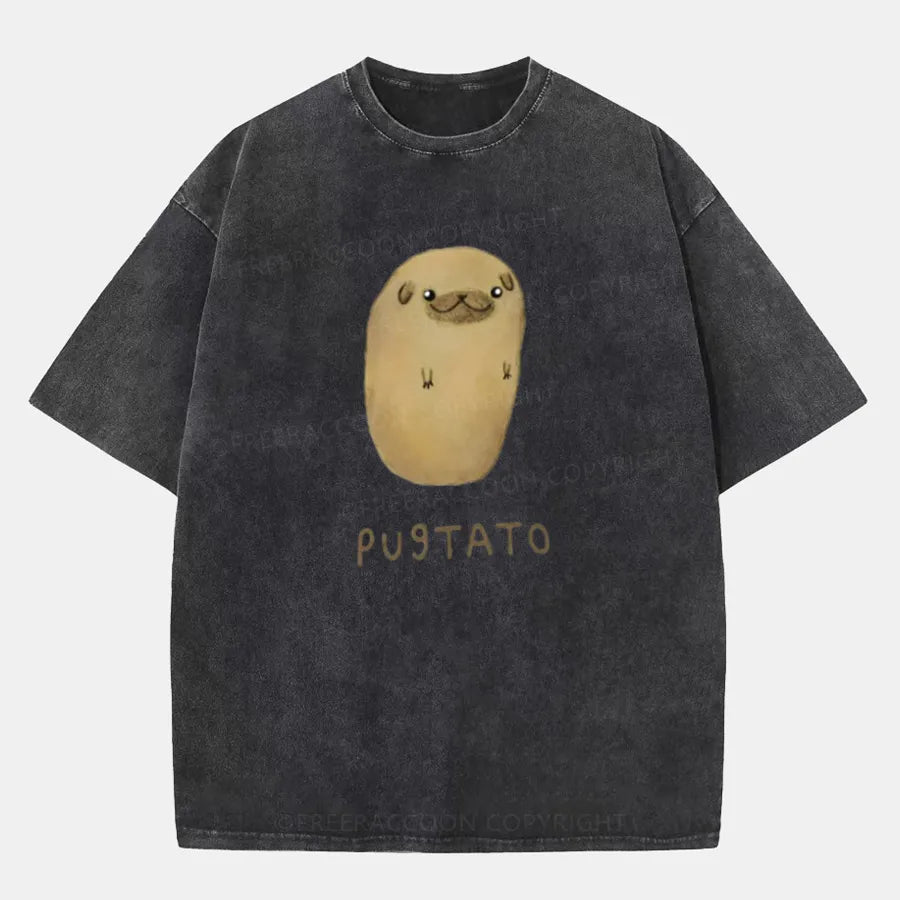 Vintage Pugtato Washed T-Shirt