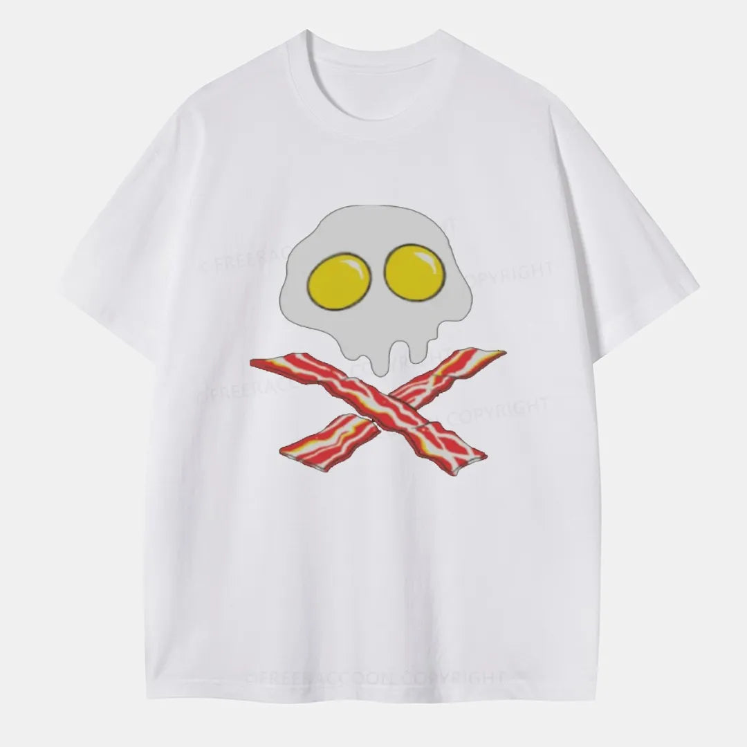 Vintage Bacon And Eggs Cool Classic T-Shirt