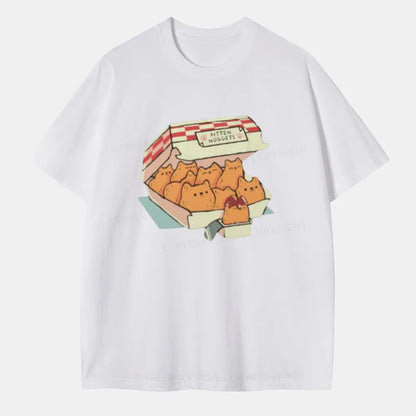 Vintage Fast Food Cat Classic T-Shirt