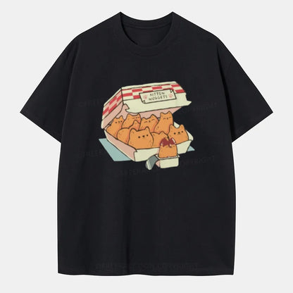 Vintage Fast Food Cat Classic T-Shirt