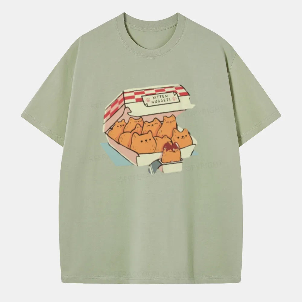 Vintage Fast Food Cat Classic T-Shirt