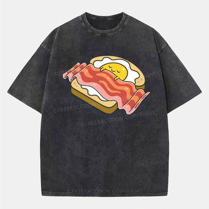 Vintage Sleepy Breakfast Washed T-Shirt