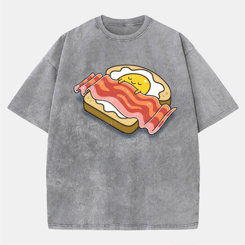 Vintage Sleepy Breakfast Washed T-Shirt