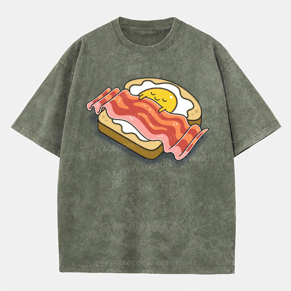 Vintage Sleepy Breakfast Washed T-Shirt