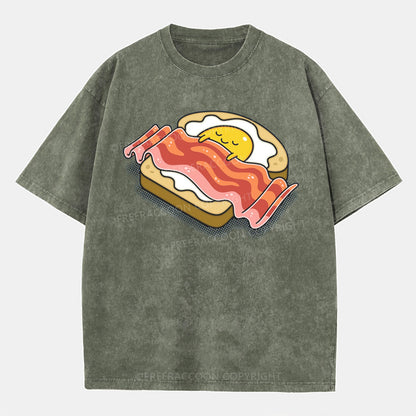 Vintage Sleepy Breakfast Washed T-Shirt