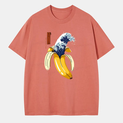 Vintage The Great Wave Of Banana Classic T-Shirt