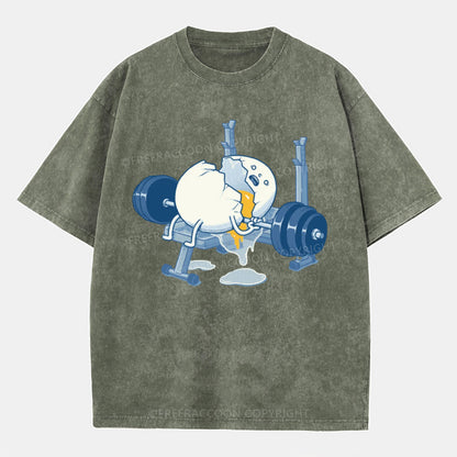 Vintage Weight Lifting Accident Washed T-Shirt