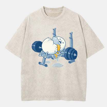 Vintage Weight Lifting Accident Washed T-Shirt