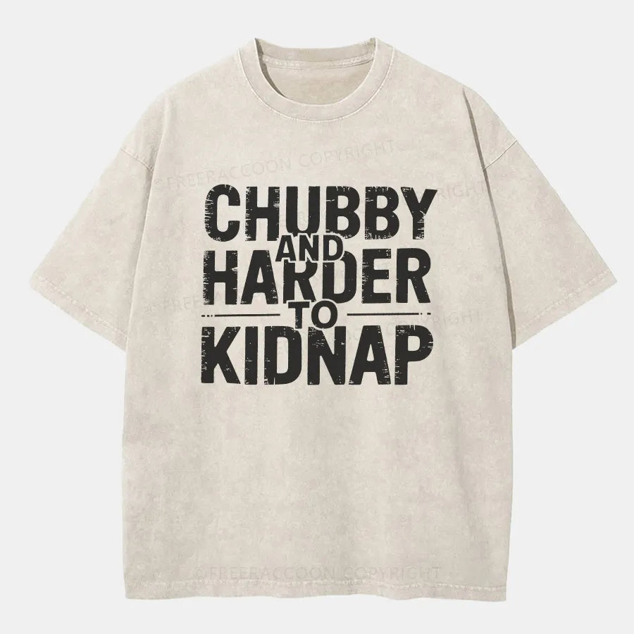 Vintage Chubby And Harder To Kindap Washed T-Shirt