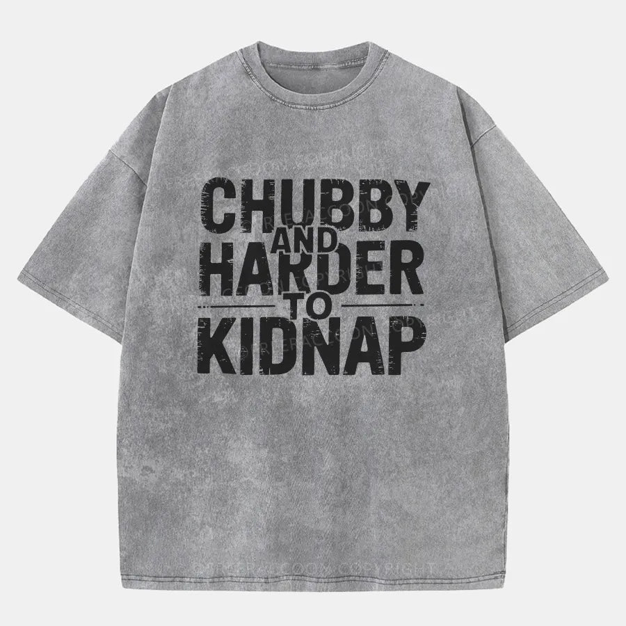 Vintage Chubby And Harder To Kindap Washed T-Shirt