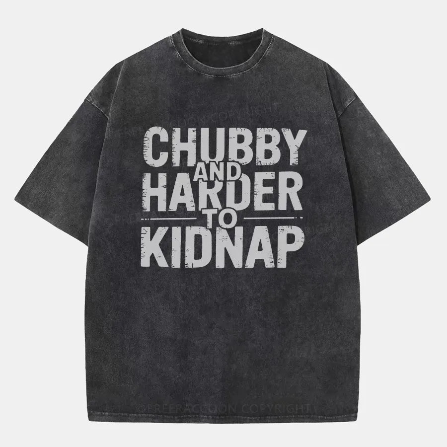 Vintage Chubby And Harder To Kindap Washed T-Shirt