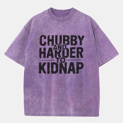 Vintage Chubby And Harder To Kindap Washed T-Shirt