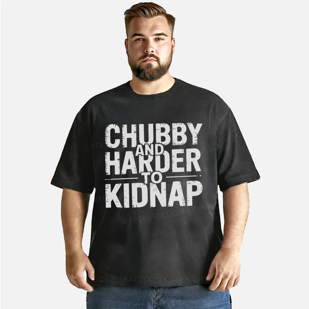 Vintage Chubby And Harder To Kindap Washed T-Shirt