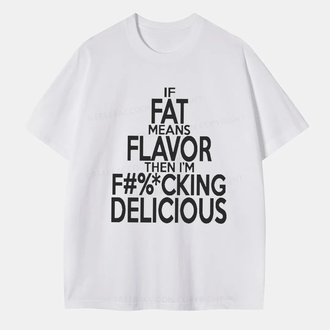 Vintage If Fat Means Flavor Classic T-Shirt