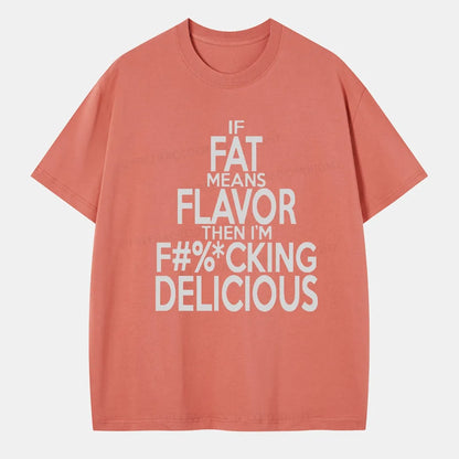 Vintage If Fat Means Flavor Classic T-Shirt