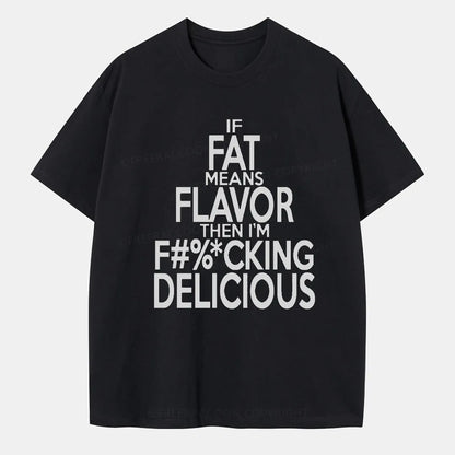 Vintage If Fat Means Flavor Classic T-Shirt