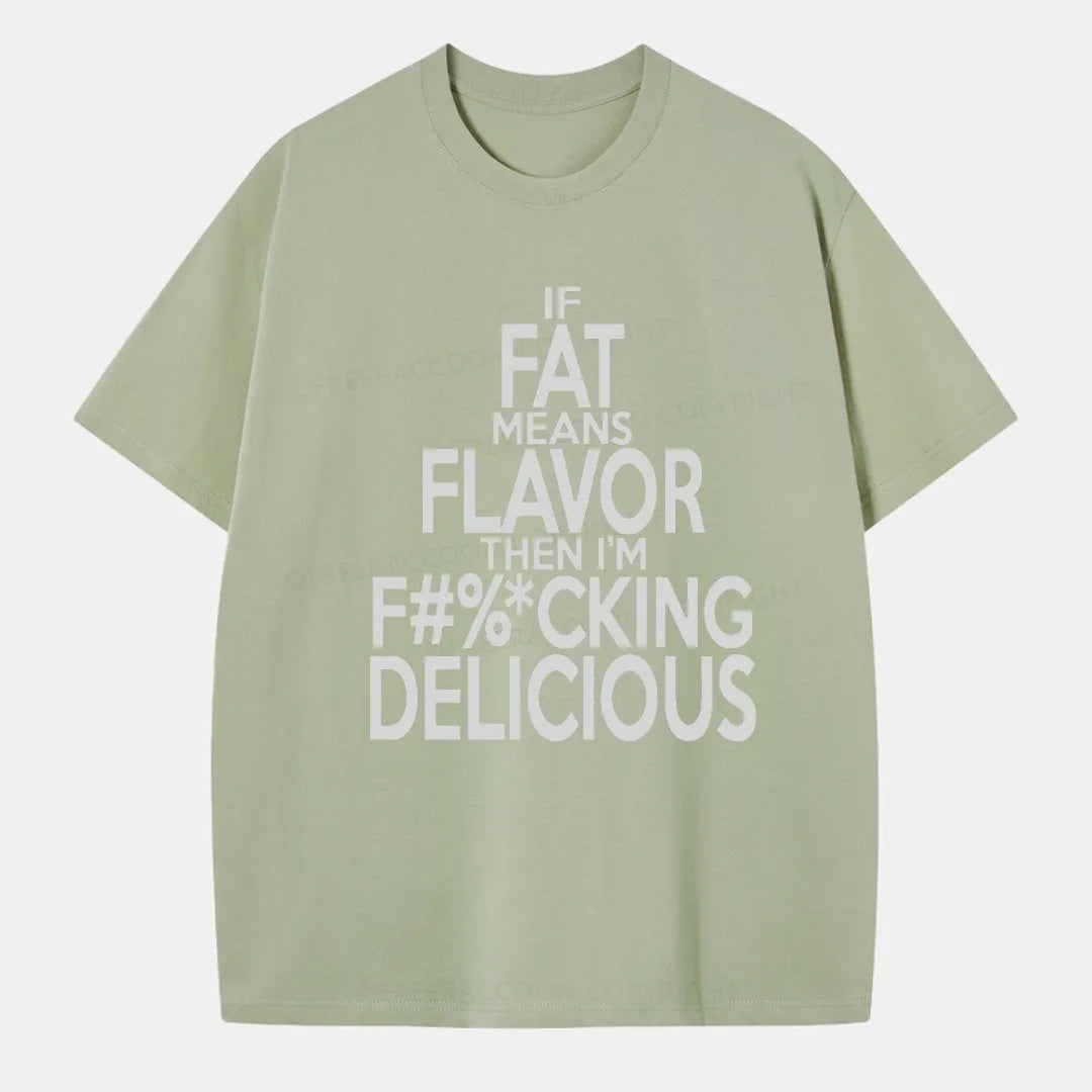 Vintage If Fat Means Flavor Classic T-Shirt