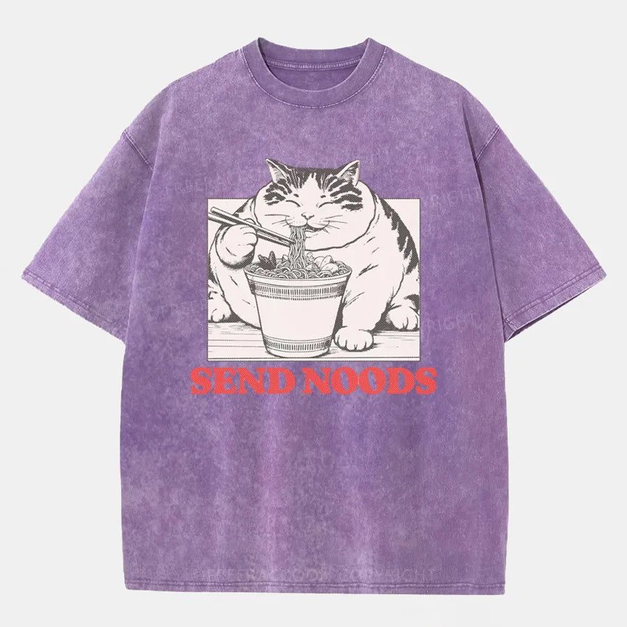 Vintage Send Noods Washed T-Shirt