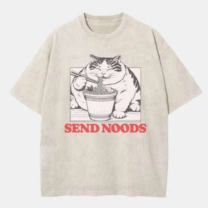 Vintage Send Noods Washed T-Shirt