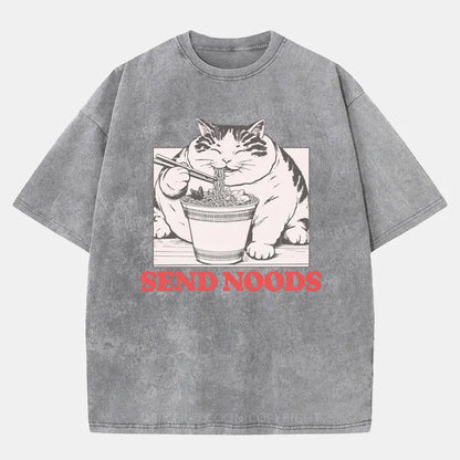 Vintage Send Noods Washed T-Shirt