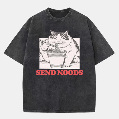 Vintage Send Noods Washed T-Shirt