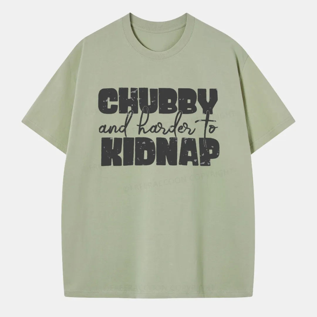 Vintage Chubby And Harder To Kidnap Classic T-Shirt