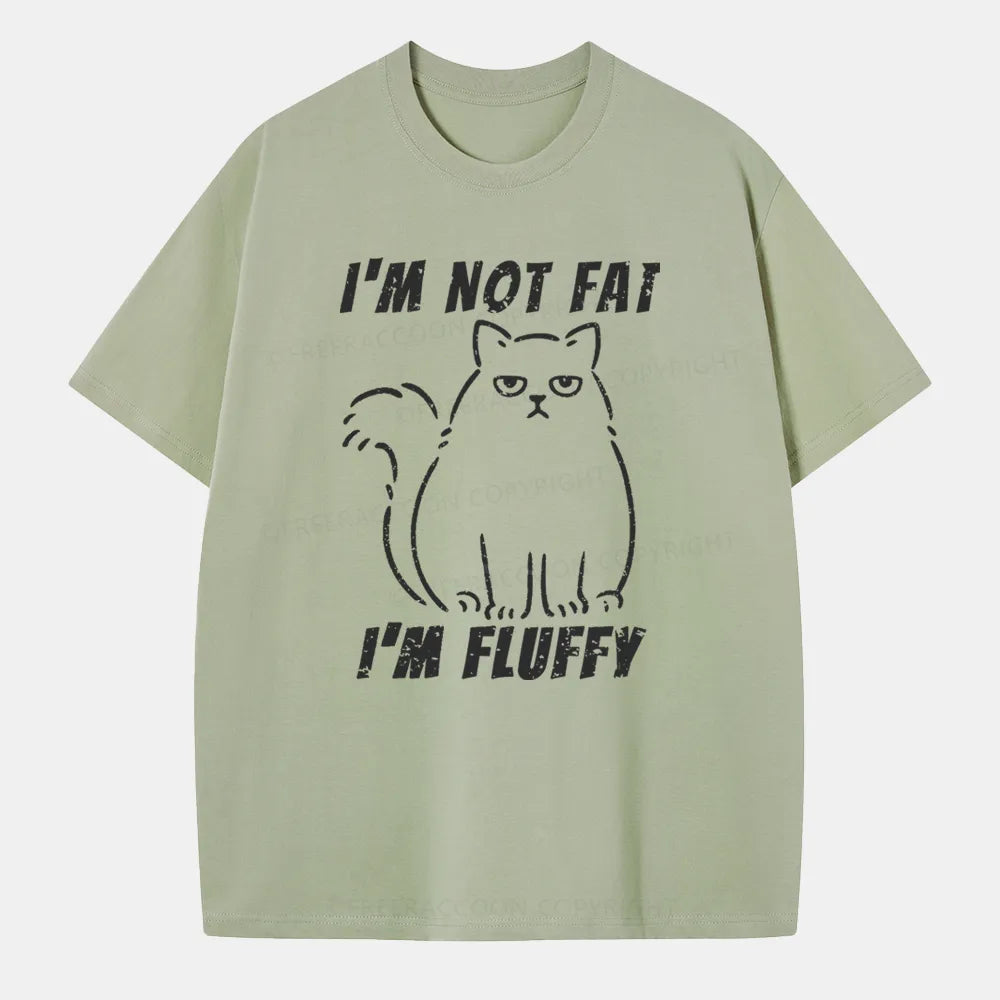 Vintage I’M Not Fat, I’M Fluffy Classic T-Shirt