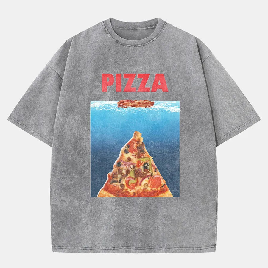 Vintage Pizza Washed T-Shirt