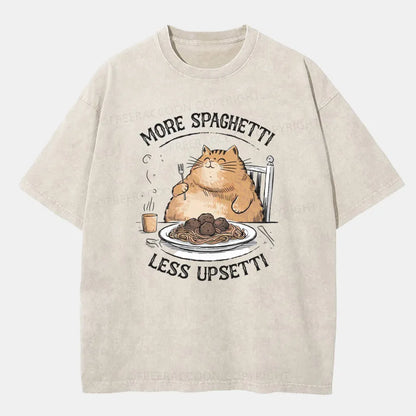 Vintage More Spaghetti, Less Upsetti Washed T-Shirt