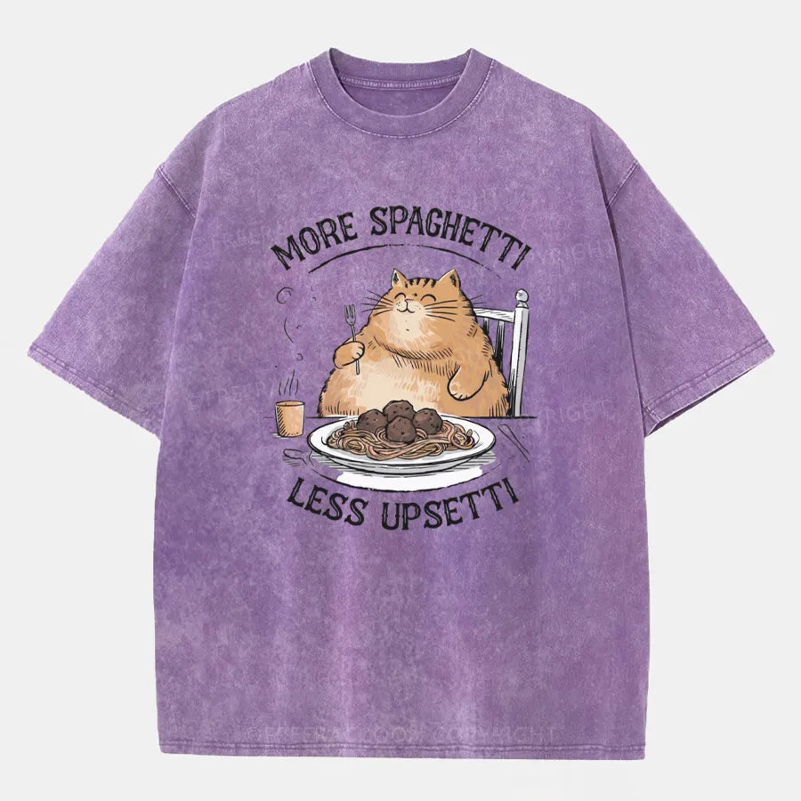 Vintage More Spaghetti, Less Upsetti Washed T-Shirt