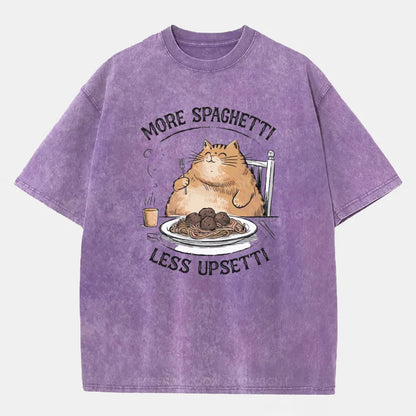 Vintage More Spaghetti, Less Upsetti Washed T-Shirt