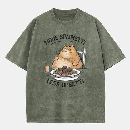 Vintage More Spaghetti, Less Upsetti Washed T-Shirt