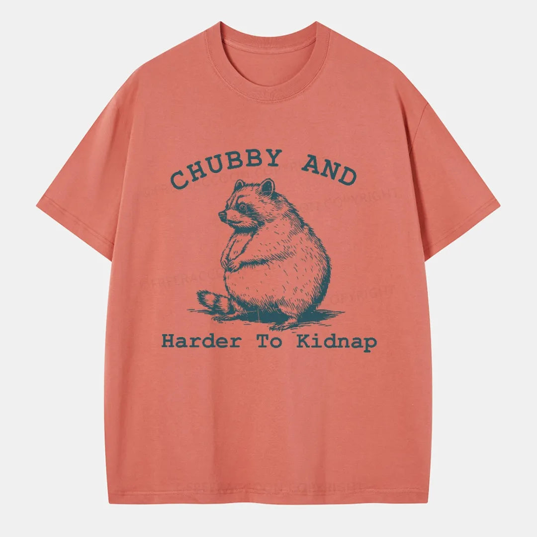 Vintage Chubby And Harder To Kidnap Classic T-Shirt