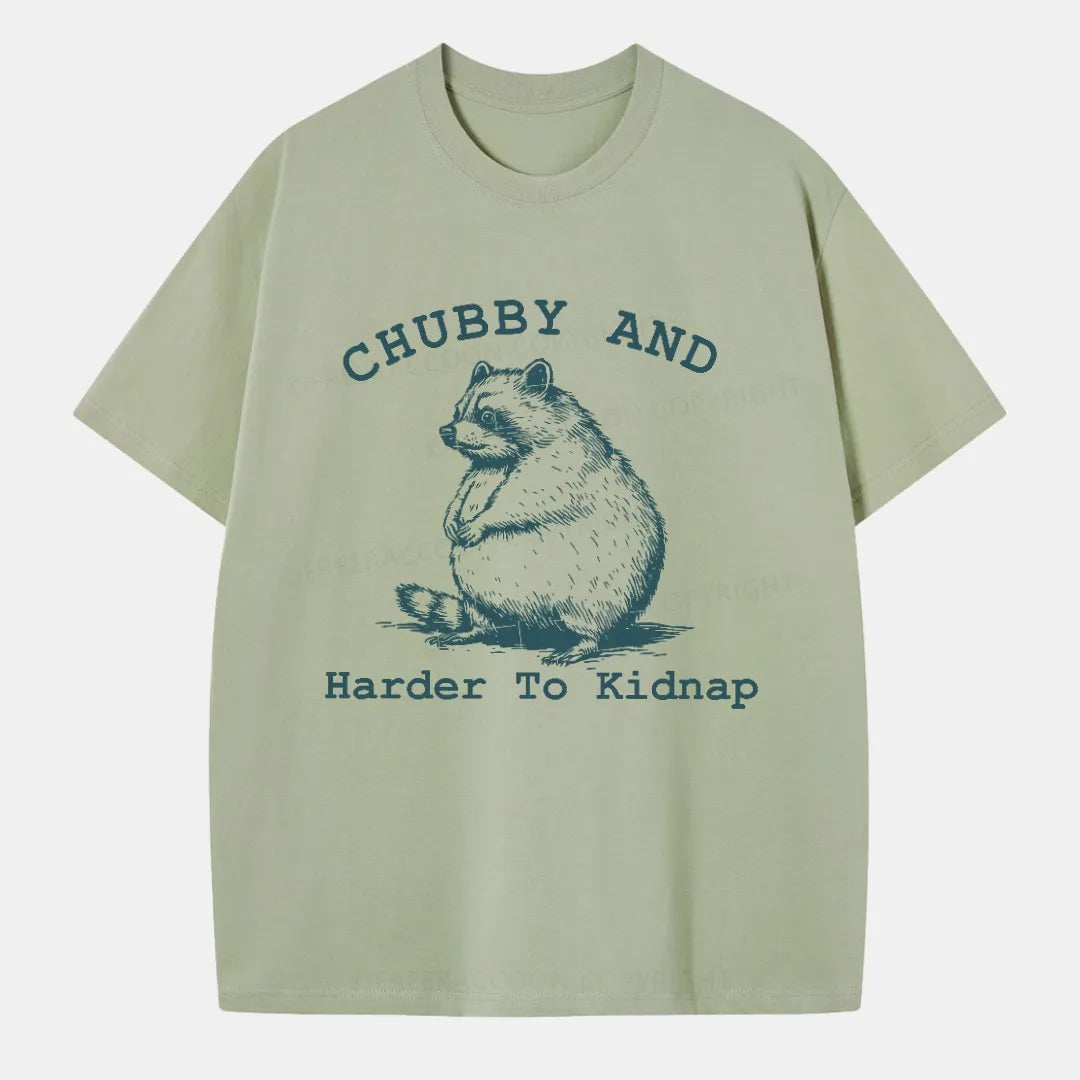 Vintage Chubby And Harder To Kidnap Classic T-Shirt