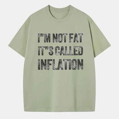 Vintage I'M Not Fat It'S Called Inflation Classic T-Shirt