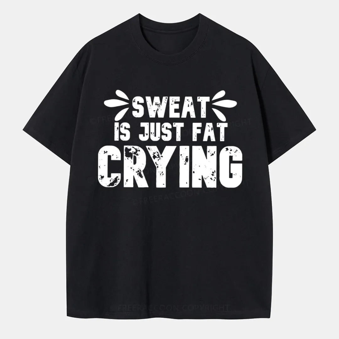 Vintage Sweat Is Just Fat Crying Classic T-Shirt