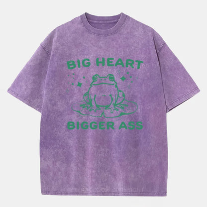 Vintage Big Heart Bigger Ass Washed T-Shirt