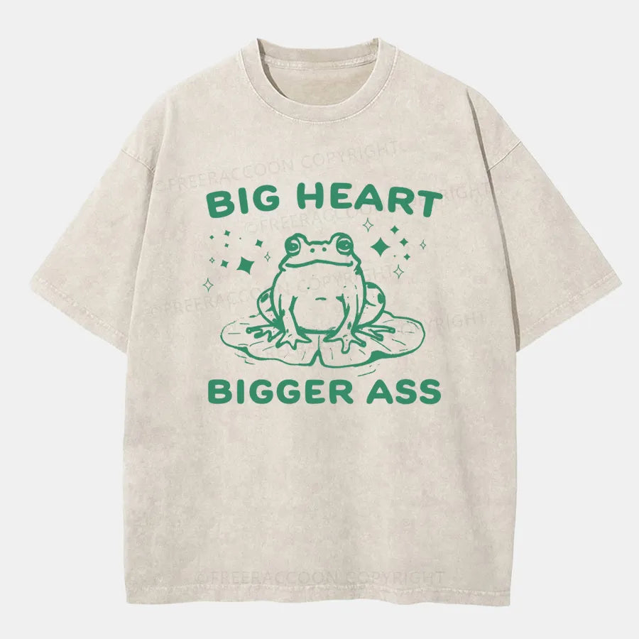 Vintage Big Heart Bigger Ass Washed T-Shirt