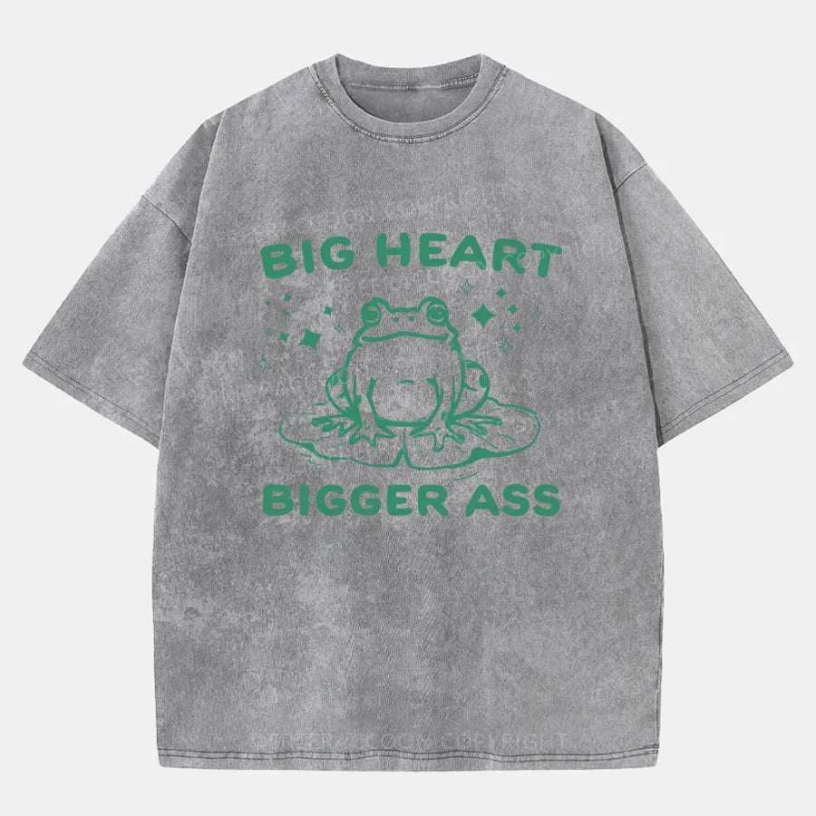 Vintage Big Heart Bigger Ass Washed T-Shirt