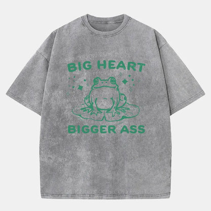 Vintage Big Heart Bigger Ass Washed T-Shirt