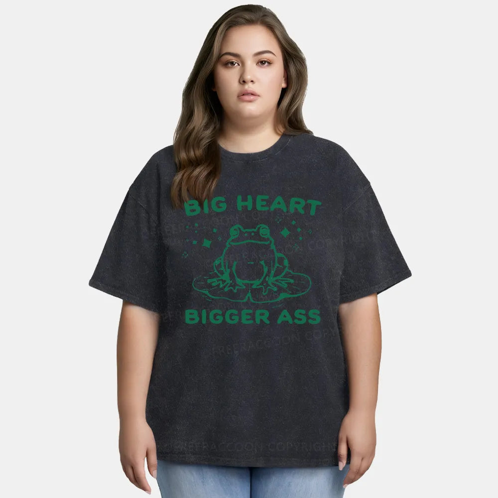 Vintage Big Heart Bigger Ass Washed T-Shirt