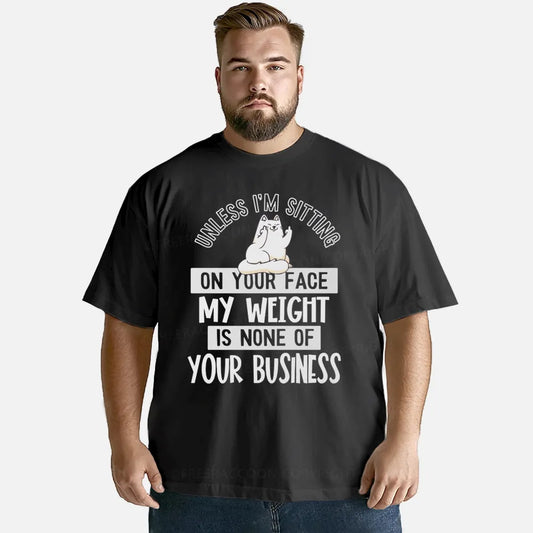 Vintage My Weight Is None Of Your Business Classic T-Shirt