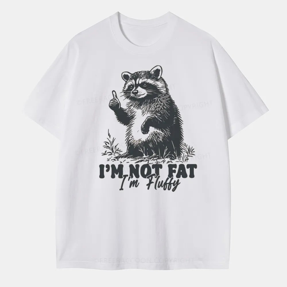 Vintage I'M Not Fat I'M Fluffy Classic T-Shirt