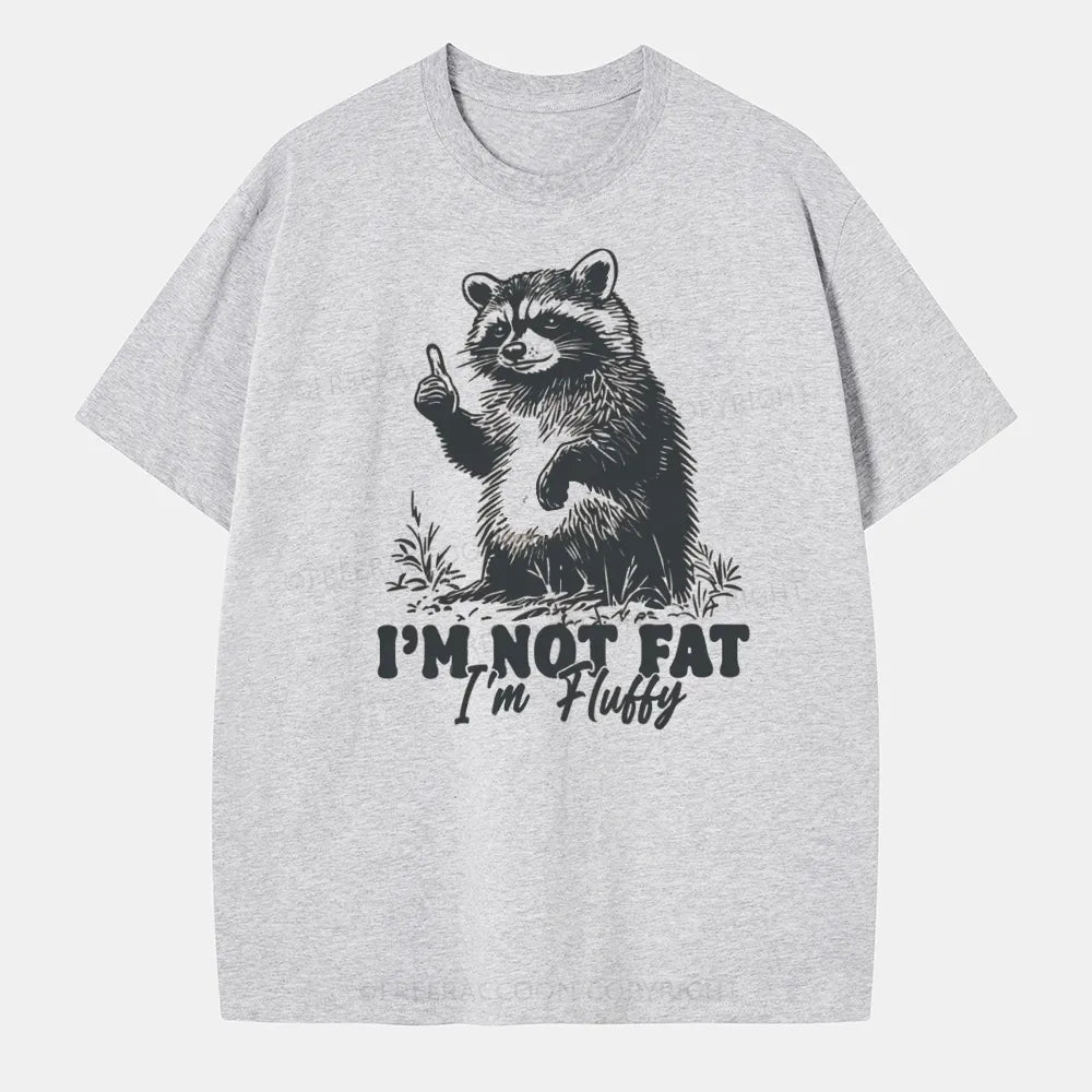 Vintage I'M Not Fat I'M Fluffy Classic T-Shirt