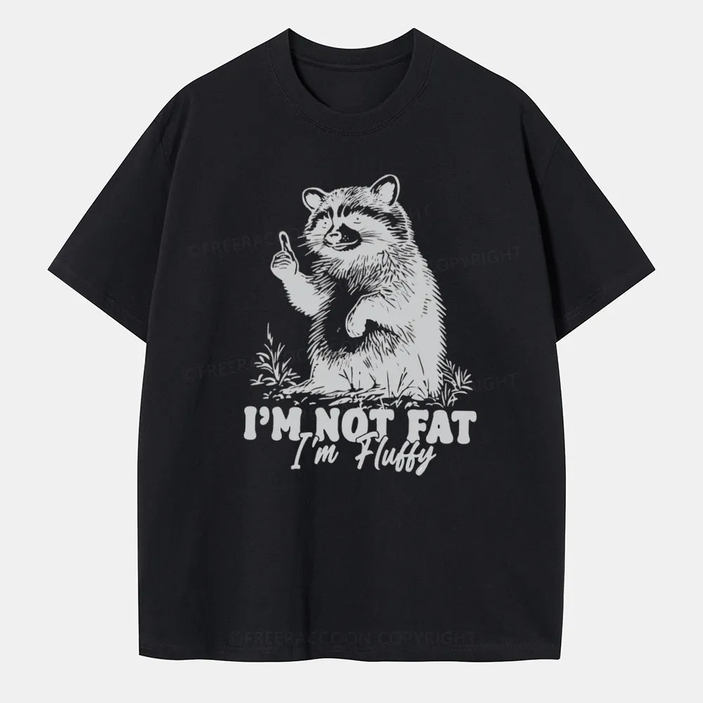 Vintage I'M Not Fat I'M Fluffy Classic T-Shirt