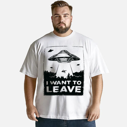 Vintage I Want To Leave Classic T-Shirt