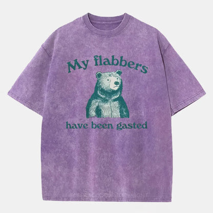 Vintage My Flabbers Have Been Gasted Washed T-Shirt