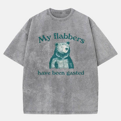 Vintage My Flabbers Have Been Gasted Washed T-Shirt